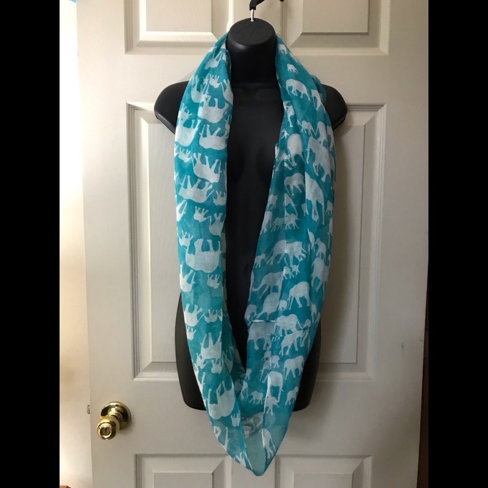 Infinity scarf elephants
